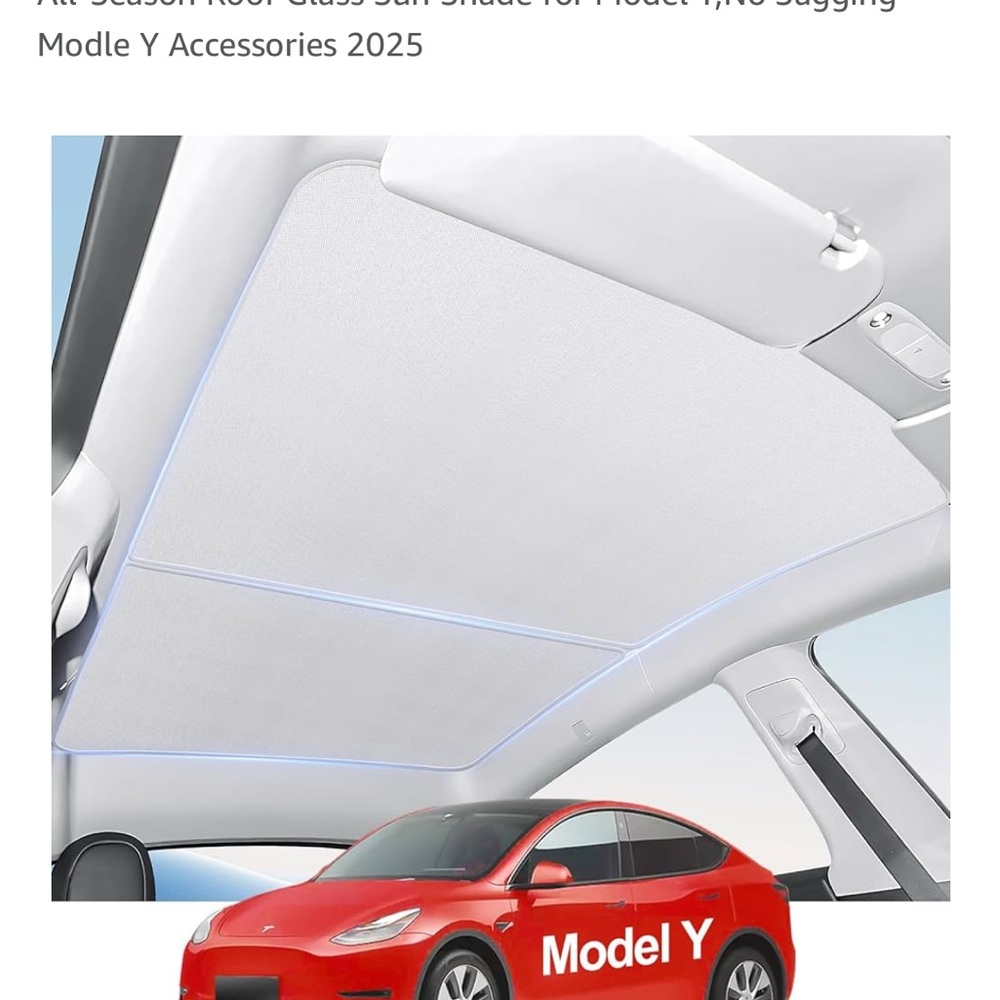 Model Y Roof Sun Shade